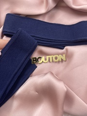 Подвяз трикотажный синий 0,84 м, ширина 4 см