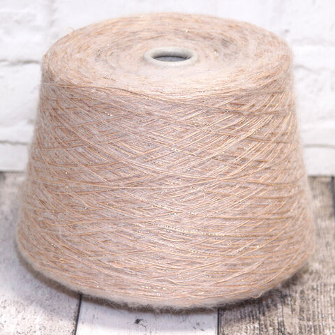 Смотка кидмохер/вискоза/хлопок/па 600 лососевый с золотом