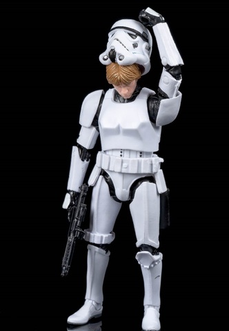 Фигурка Люк Скайуокер в форме штурмовика Новая надежда Black Series