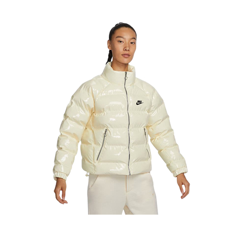 Nike Puffer Jacket Glossy White