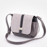 Сумка Саломея 106 мульти итальянский серо-черный