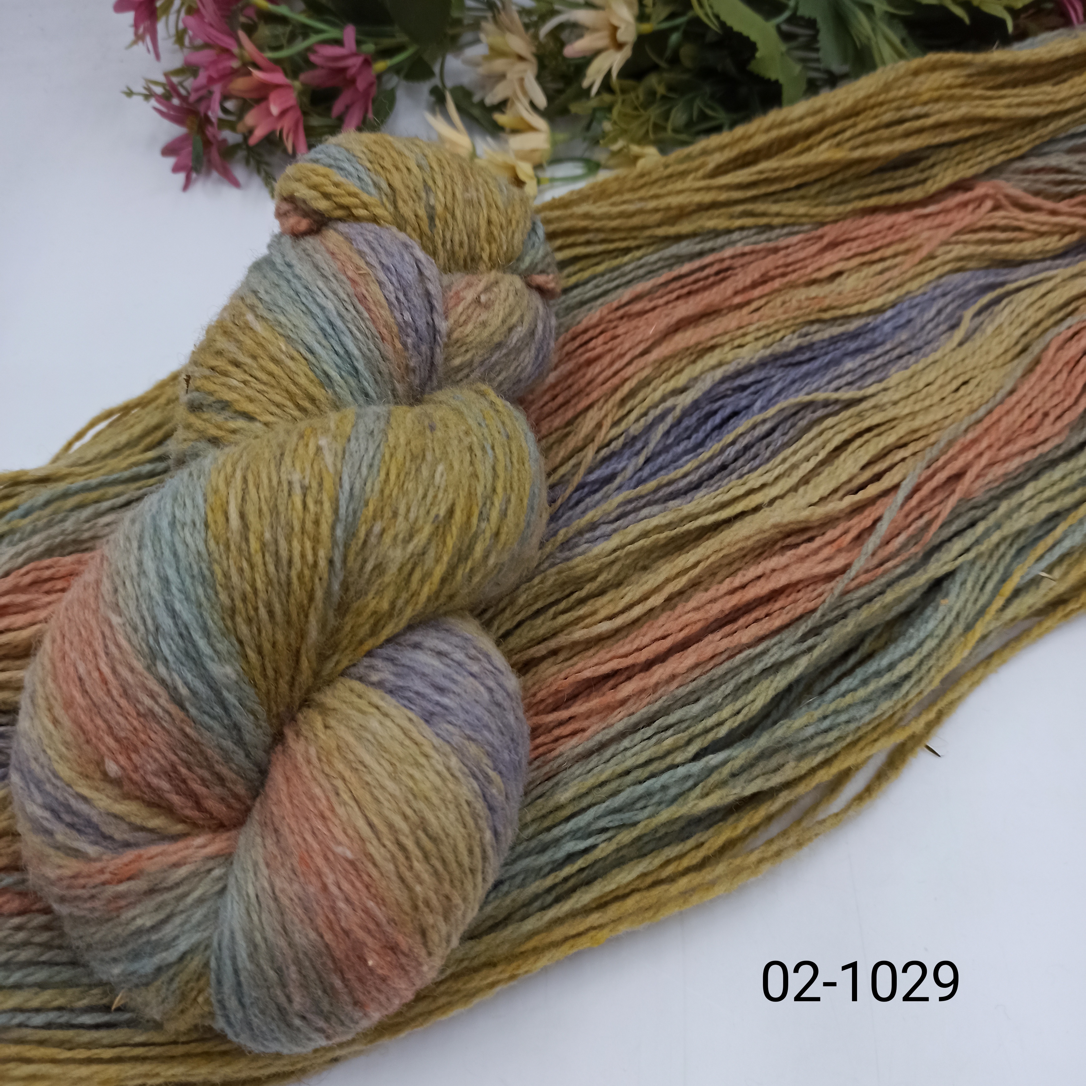 Дундага 6/2 шерсть секционного окрашивания 02-1029