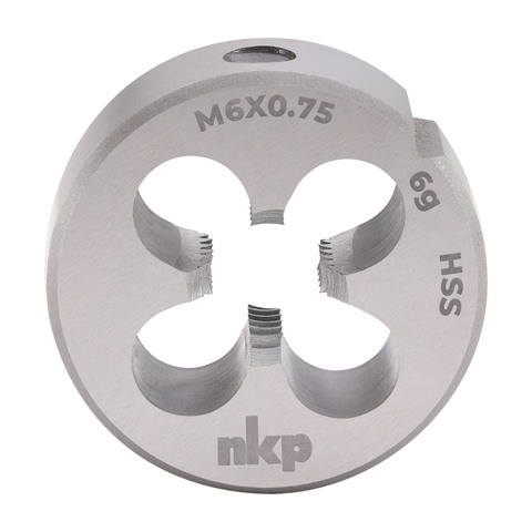 Плашка М 6,0х0,75 DINEN22568 HSS 6g 20х7мм NKP 240061N