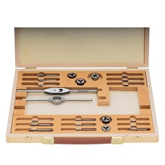 Набор метчиков и плашек UNC №5 -№12 115CrV3 22пр Bucovice(CzTool) 315000