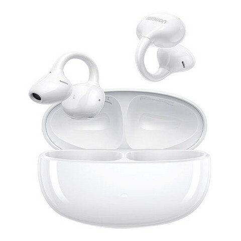 Наушники клипсы беспроводные UGREEN WS218 (65880) ClipBuds Pro ANC Earphone Bluetooth 6.0 Active Noise Cancellation Hi-Res. Цвет: белый