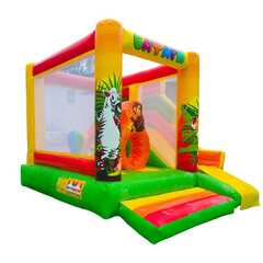 Коммерческий надувной батут «Чудо-сафари мини», 4*3,5*2,8 м