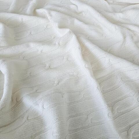 Плед CABLE Rene Real сливки 110x170 см