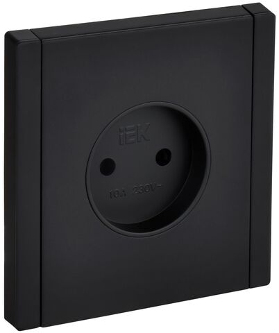 FORTE&PIANO Роз. без з/к без з/ш в/к 10А FP118M чер. IEK