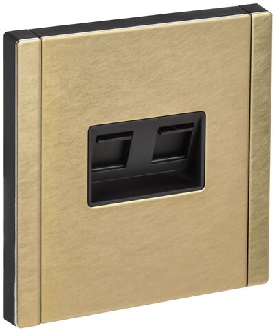 FORTE&PIANO Роз. комп. 2-ая RJ45 кат.6 FP634M шам. IEK