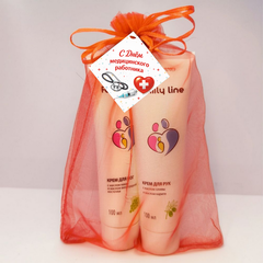 Подарочный набор "Бархатные ручки и ножки" в органзе