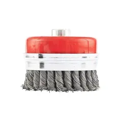 Щетка для УШМ Heavy Duty, 100 мм, М14, "чашка" MATRIX 74672