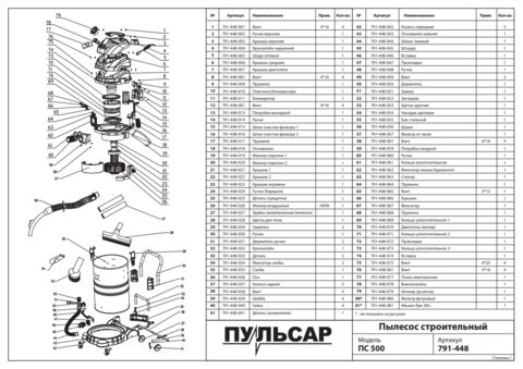 Штеккер ПУЛЬСАР ПС 500 (розетка) (791-448-079)