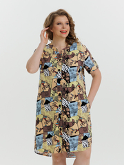 4630 Туника на пуговицах