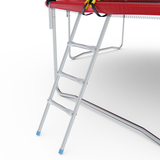 Батут с сеткой DFC PELPO 12ft с лестницей, RED фото №7