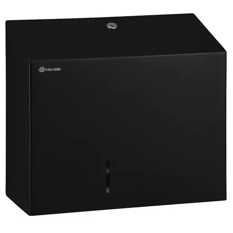 Merida BSC202.R Диспенсер туалетной бумаги металлический "MERIDA STELLA R DUO" (BLACK)