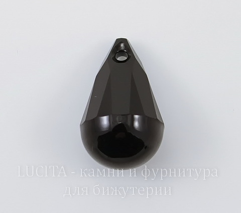 6026 Подвеска Сваровски Капля Jet (20 мм)