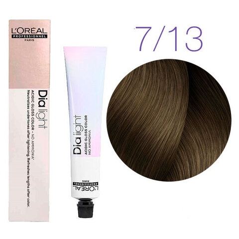 L'Oreal Professionnel Dia light 7.13 (Медовый натуральный) - Краска для волос