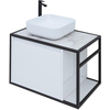 Aquanet 261650 Тумба Nova Lite LOFT 75 L цв. бел. глянец (261650)