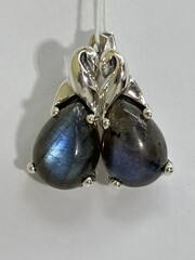 Адажио нат (серьги из серебра)