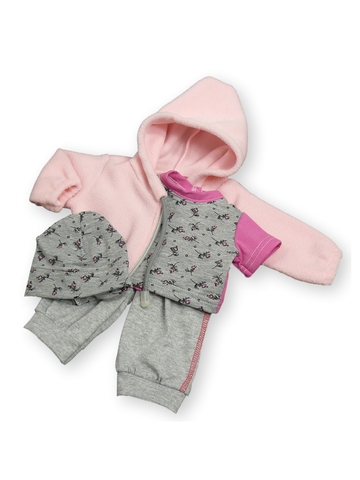 Трикотажный комплект - Розовый. Одежда для кукол, пупсов и мягких игрушек.