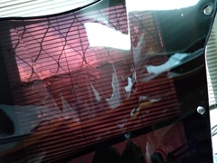 Ветровое стекло для Yamaha FZ6S 2003 - 2008 г.в. / черное