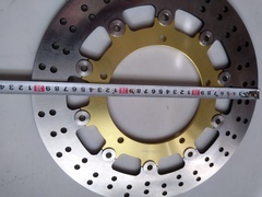 Диск тормозной передний на Yamaha YZF R6 / FZ8ABS / YZFR1 / XT Z TENERE ABS, золотой