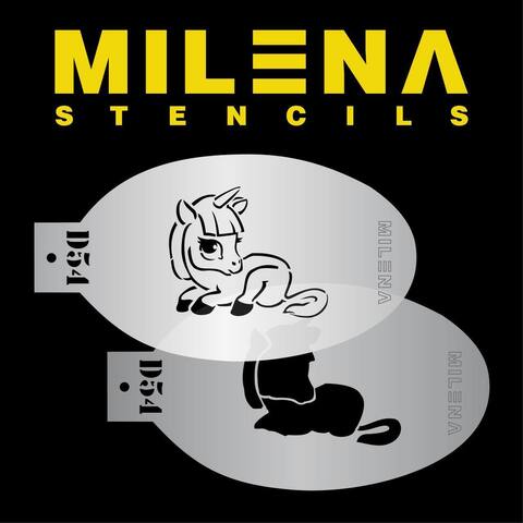 Трафарет Milena D54