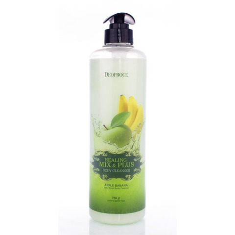 Deoproce Healing Mix & Plus Body Cleanser Apple Banana - Гель для душа яблочно-банановый