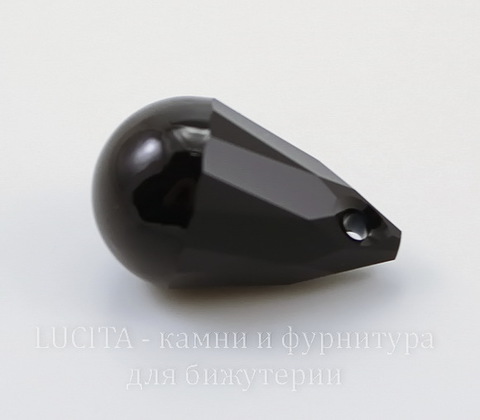 6026 Подвеска Сваровски Капля Jet (20 мм)