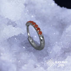 Кликер Tricky Garnet CZ 1.0мм