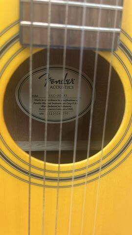 FENDER ESC-80 EDUCATIONAL SERIES классическая гитара