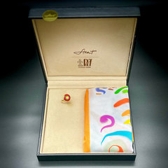 Подарочный набор "Cолнце" от Arat & Русская линия в кожаном футляре с кольцом