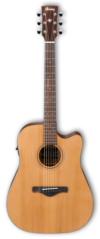 IBANEZ AW65ECE-LG электроакустическая гитара