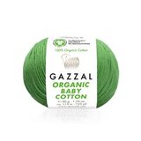 Пряжа Gazzal Organic Baby Cotton 440 зелень