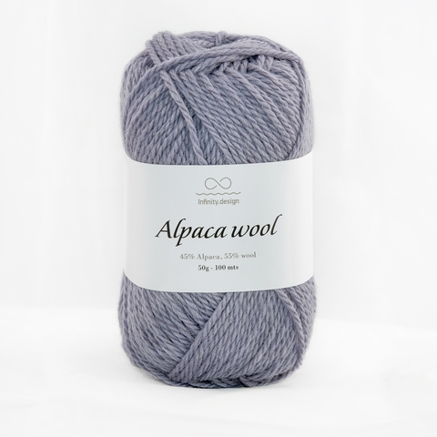 Пряжа Infinity Alpaca Wool 5031 лиловый