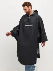Дождевик-пончо черный Gamp Coal Black