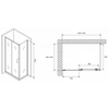 Abber Schwarzer Diamant AG301305-S1005 Душевой уголок, 130x100x190, цвет: хром