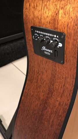 IBANEZ AW65ECE-LG электроакустическая гитара