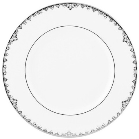 Тарелка акцентная 23см Lenox Федеральный, платиновый кант
