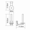 WasserKRAFT Exter K-5297 Держатель туалетной бумаги