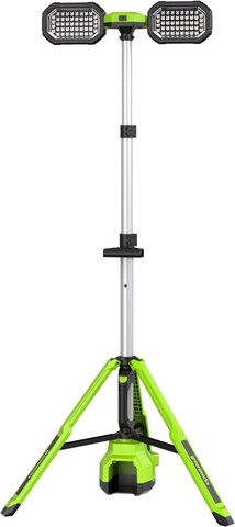 Мачта осветительная аккумуляторная Greenworks GPT-STL Арт.3503207, 24V /110-240V, 3000 лм, без АКБ и ЗУ