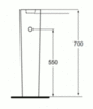 Пьедестал для раковины Vidima W313061