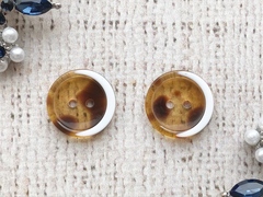 Пуговицы костюмные, d 1,7 см