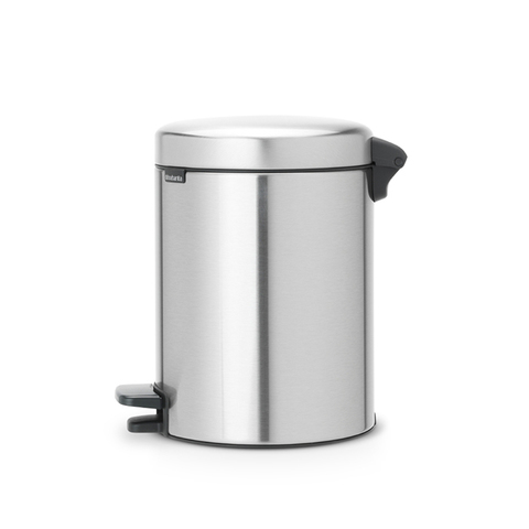 Мусорный бак с педалью newIcon 5л Brabantia Стальной матовый Fingerprint Proof