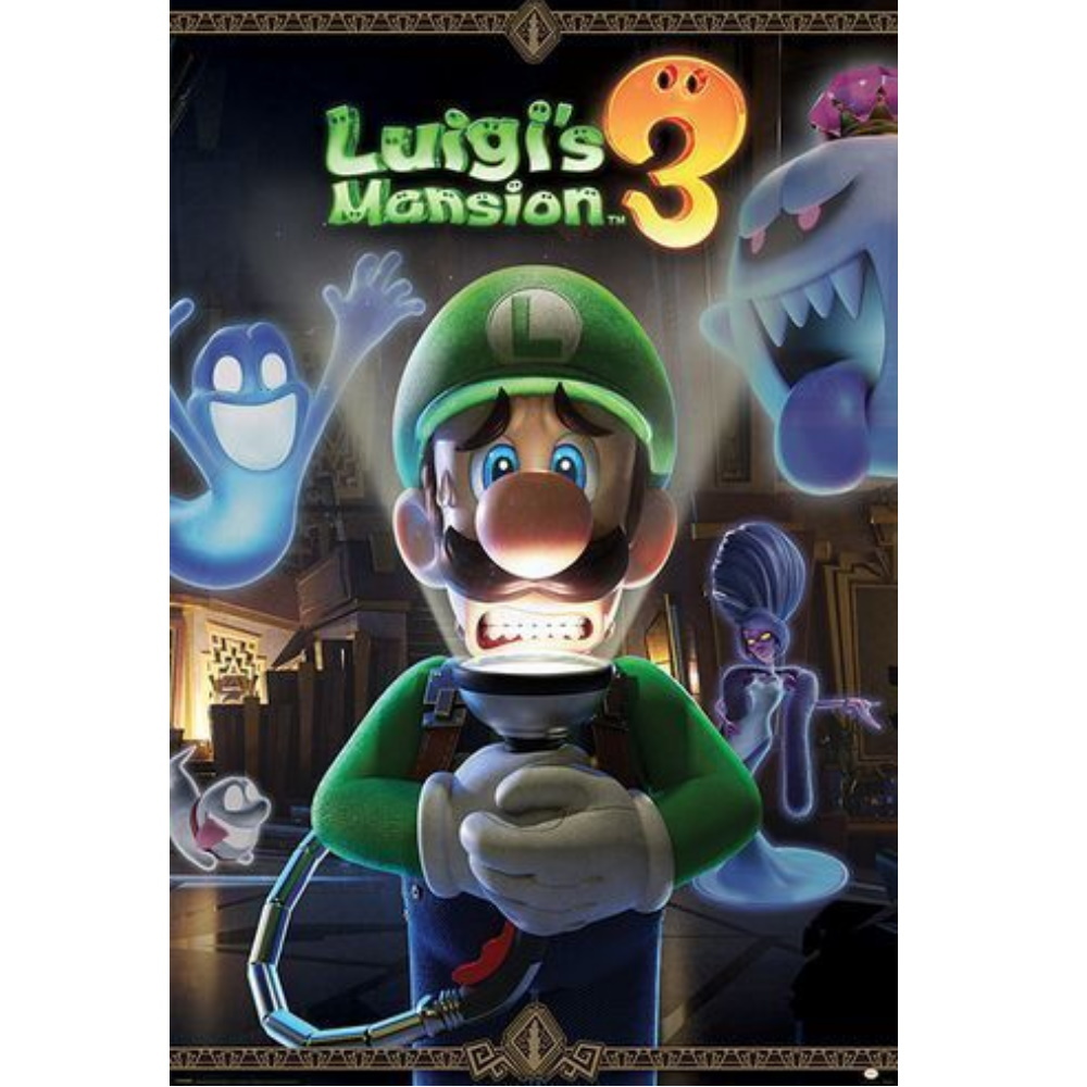 Постер Nintendo: Luigi's Mansion 3 (You're in for a Fright) PP34574  PP34574 – купить по цене 750 ₽ в интернет-магазине ohmygeek.ru