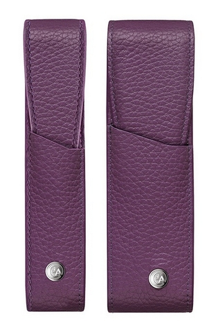 Кожаный футляр Caran d’Ache Aubergine Leman, Lilac (6201.110)