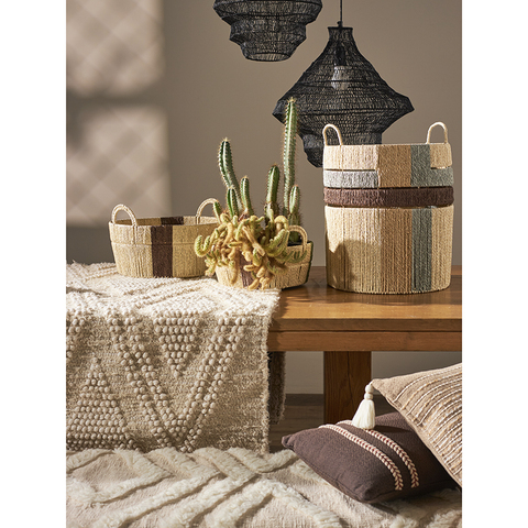 Корзина плетеная Tkano Bodhran Sage Ethnic tk24-st_ba0018