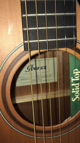 IBANEZ AW65ECE-LG электроакустическая гитара