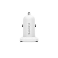 USB Borofone, BZ12A, Lasting, 1000mA, пластик, цвет: белый