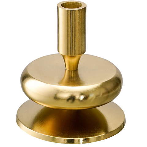 Подсвечник 13см Bergenson Bjorn Stone золотистый